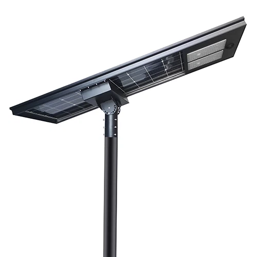 Bi-facial Solar Panel Street Light