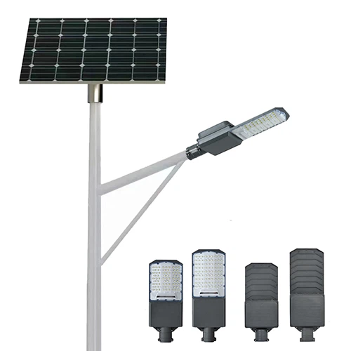 Solar split street light 